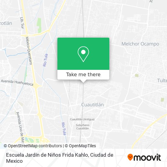 Mapa de Escuela Jardín de Niños Frida Kahlo