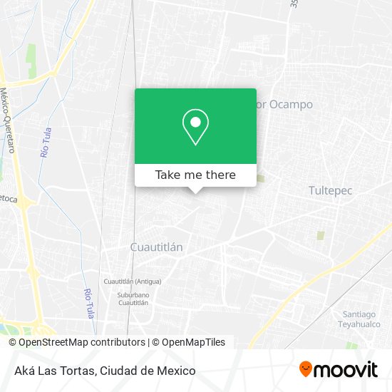 Aká Las Tortas map