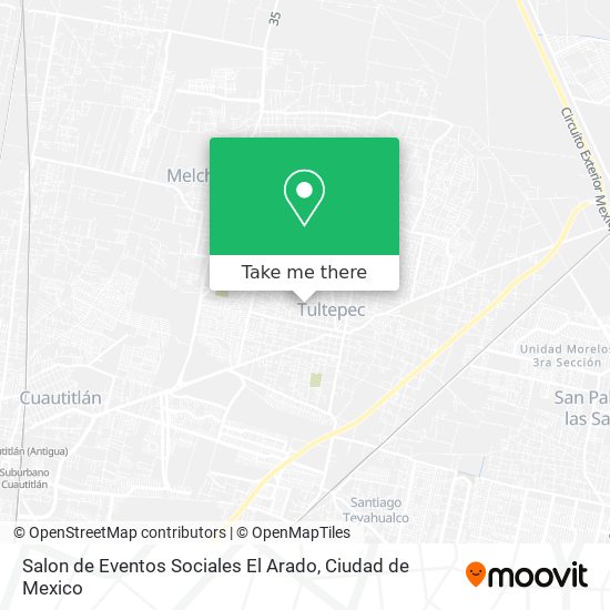 Salon de Eventos Sociales El Arado map