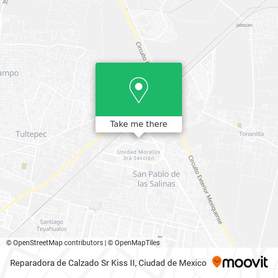 Mapa de Reparadora de Calzado Sr Kiss II
