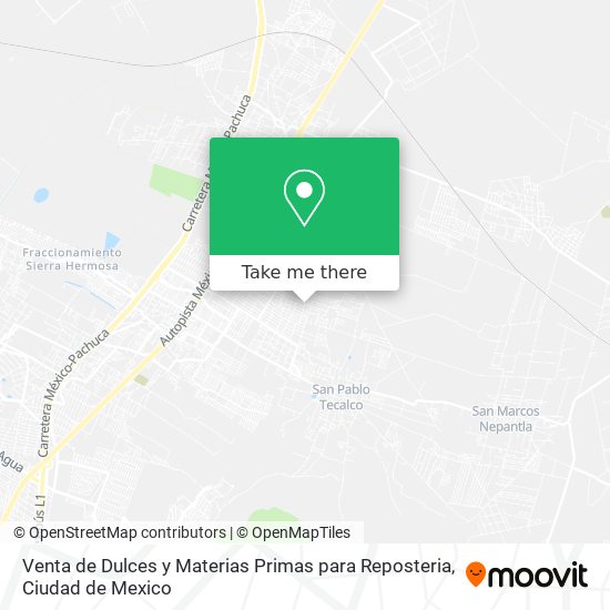 Venta de Dulces y Materias Primas para Reposteria map