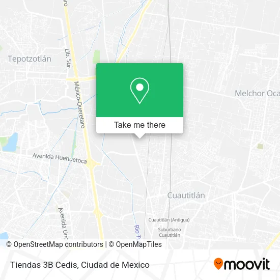 Tiendas 3B Cedis map