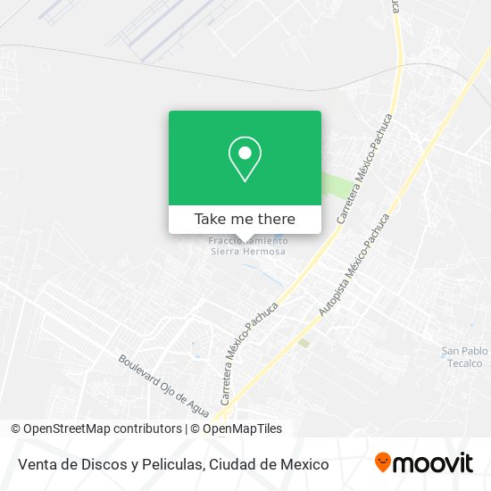 Mapa de Venta de Discos y Peliculas