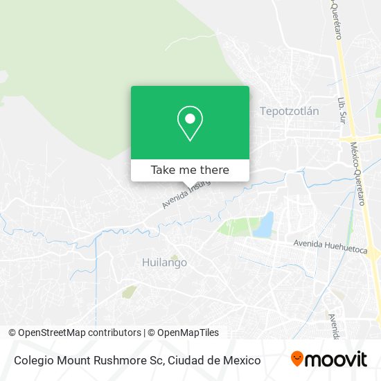 Mapa de Colegio Mount Rushmore Sc