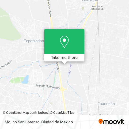Molino San Lorenzo map