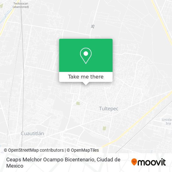 Mapa de Ceaps Melchor Ocampo Bicentenario