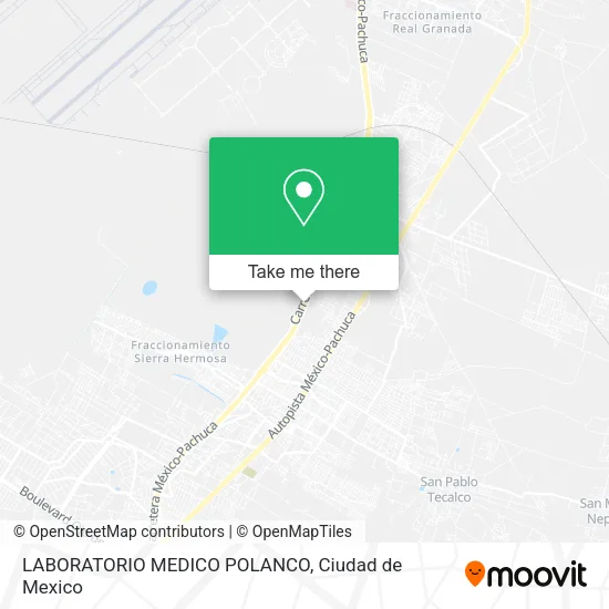Mapa de LABORATORIO MEDICO POLANCO