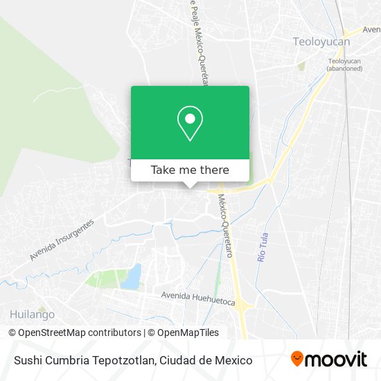 Sushi Cumbria Tepotzotlan map