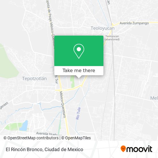 El Rincón Bronco map