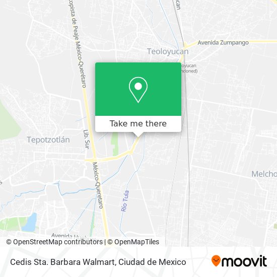 Cedis Sta. Barbara Walmart map