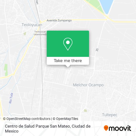 Centro de Salud Parque San Mateo map