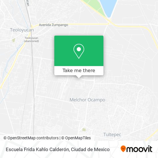 Escuela Frida Kahlo Calderón map