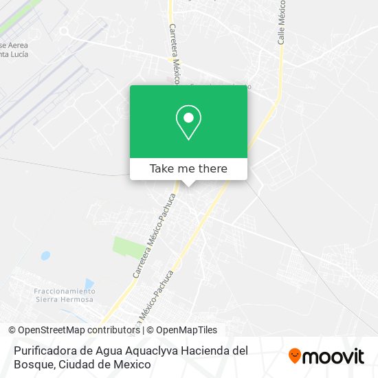 Purificadora de Agua Aquaclyva Hacienda del Bosque map