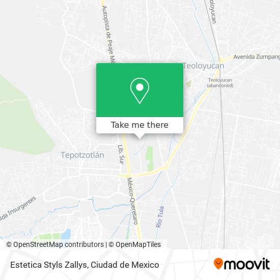 Estetica Styls Zallys map