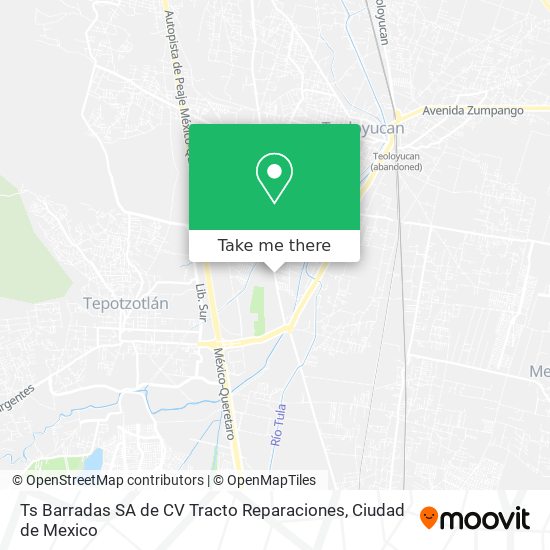 Ts Barradas SA de CV Tracto Reparaciones map