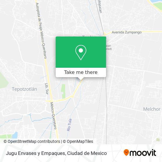 Jugu Envases y Empaques map
