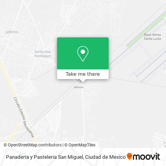 Panaderia y Pasteleria San Miguel map