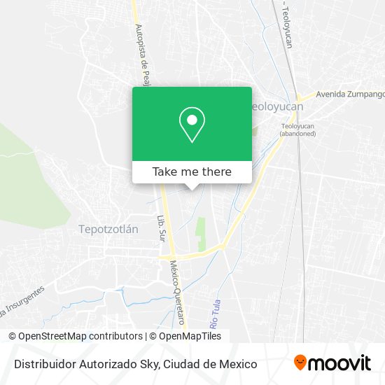 Mapa de Distribuidor Autorizado Sky