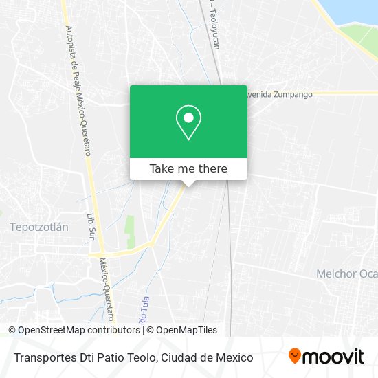 Mapa de Transportes Dti Patio Teolo