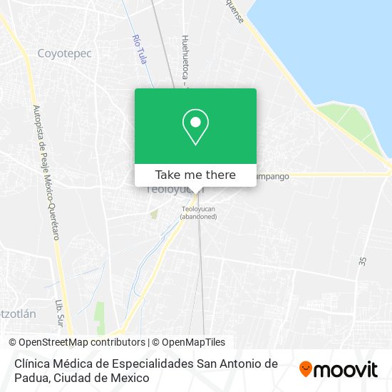 Clínica Médica de Especialidades San Antonio de Padua map