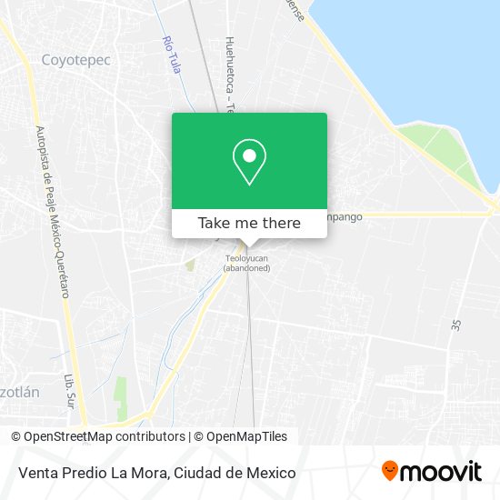 Venta Predio La Mora map