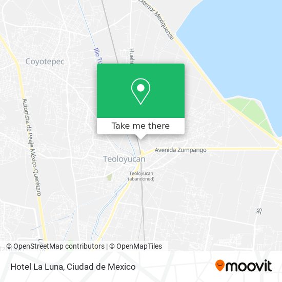 Hotel La Luna map