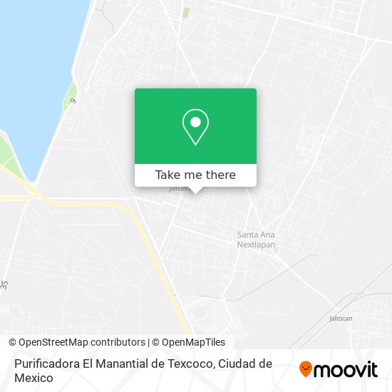 Purificadora El Manantial de Texcoco map