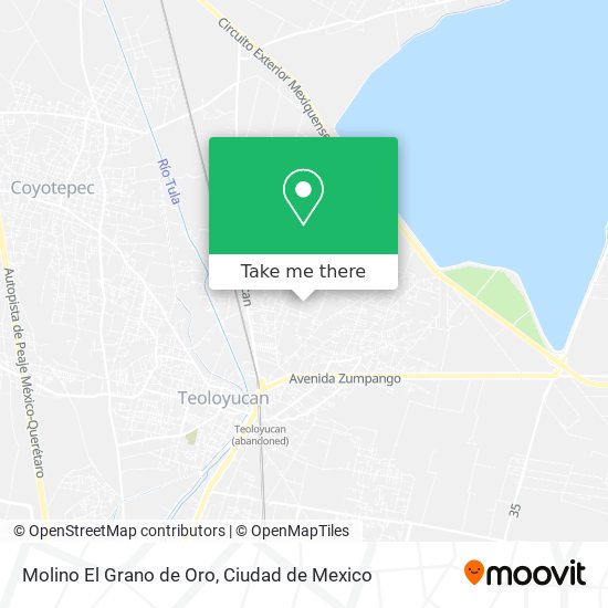 Molino El Grano de Oro map
