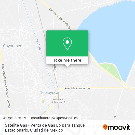 Mapa de Satélite Gas - Venta de Gas Lp para Tanque Estacionario