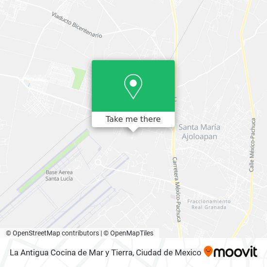 La Antigua Cocina de Mar y Tierra map