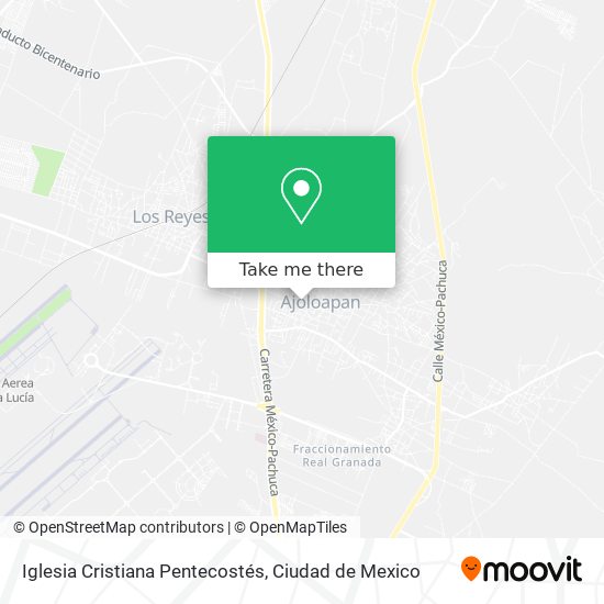 Mapa de Iglesia Cristiana Pentecostés