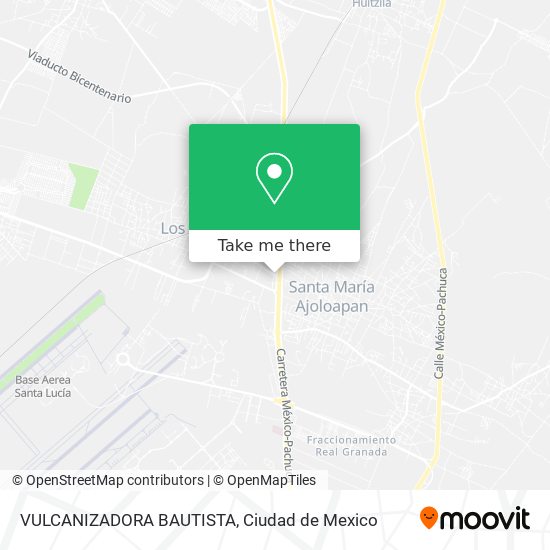 VULCANIZADORA BAUTISTA map
