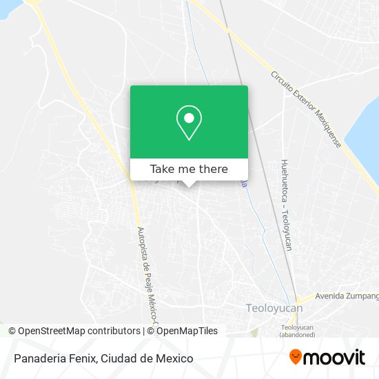 Panaderia Fenix map