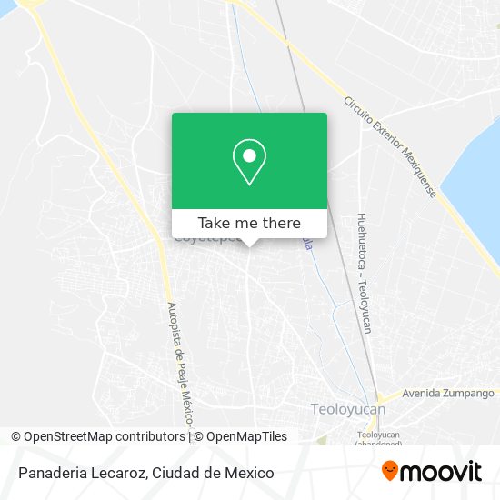 Mapa de Panaderia Lecaroz