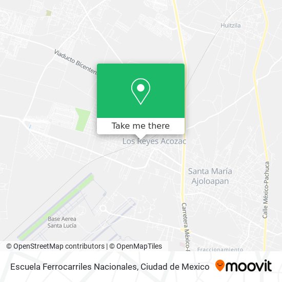 Escuela Ferrocarriles Nacionales map