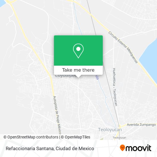 Refaccionaria Santana map