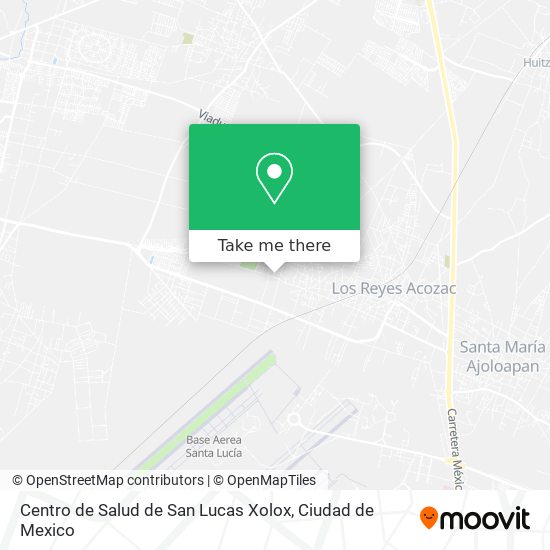 Mapa de Centro de Salud de San Lucas Xolox