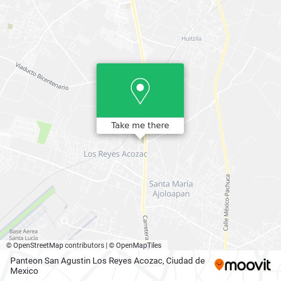 Mapa de Panteon San Agustin Los Reyes Acozac