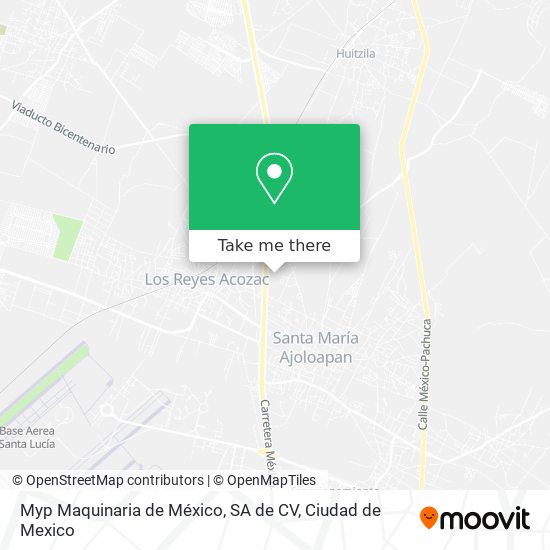 Myp Maquinaria de México, SA de CV map
