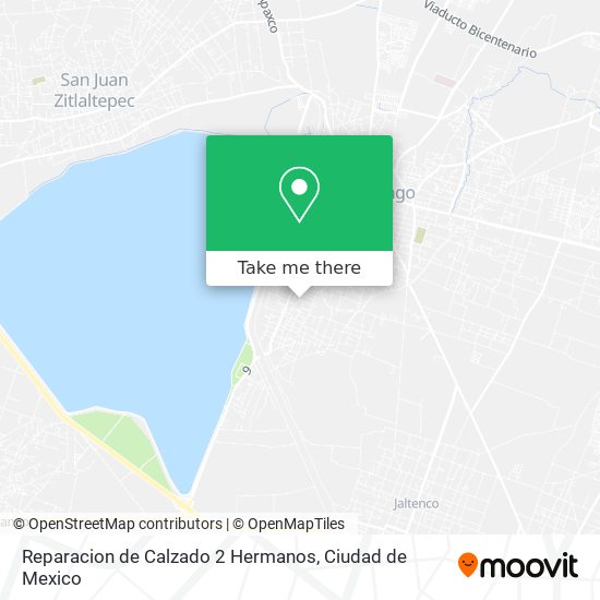 Mapa de Reparacion de Calzado 2 Hermanos