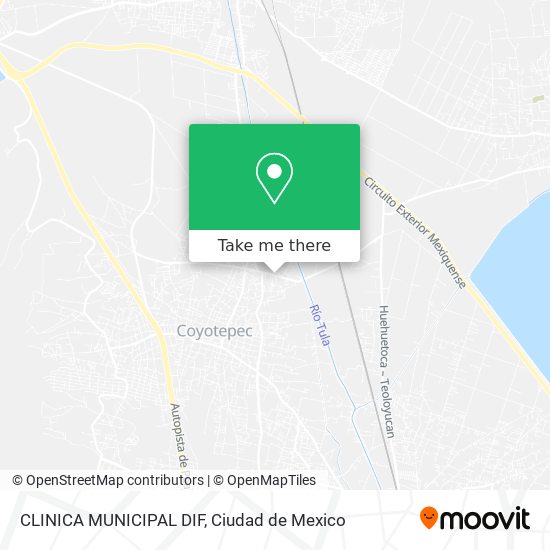 Mapa de CLINICA MUNICIPAL DIF