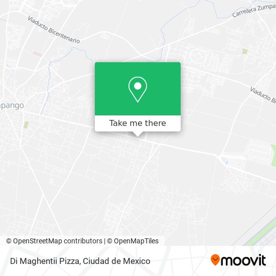 Di Maghentii Pizza map