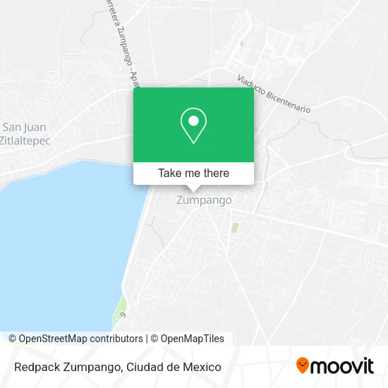 Redpack Zumpango map