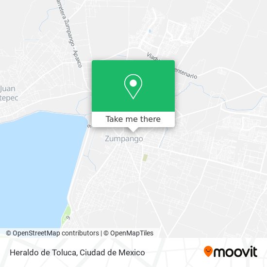Heraldo de Toluca map