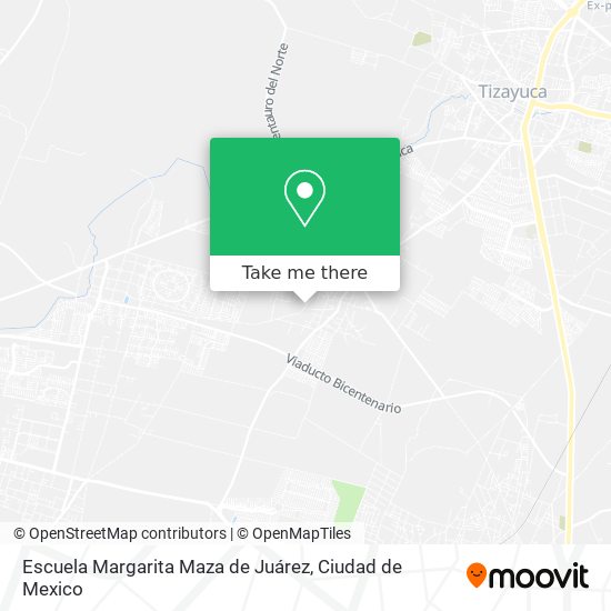 Escuela Margarita Maza de Juárez map