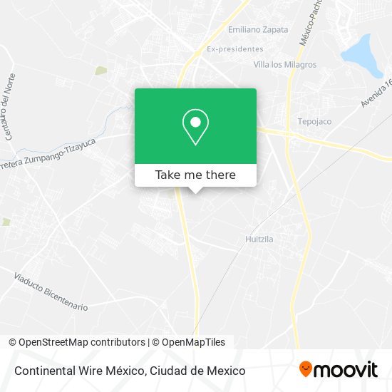 Continental Wire México map