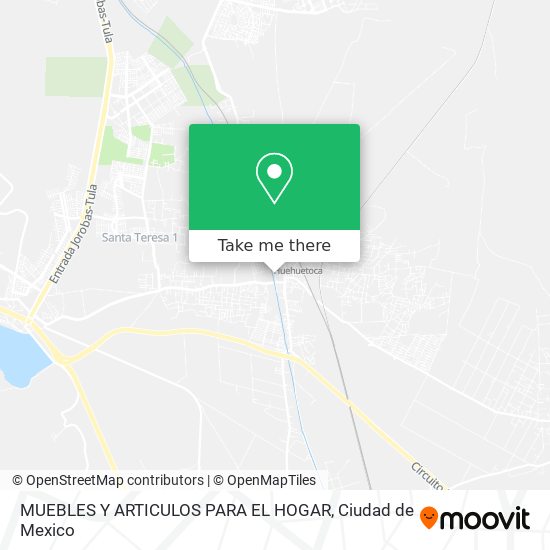 Mapa de MUEBLES Y ARTICULOS PARA EL HOGAR