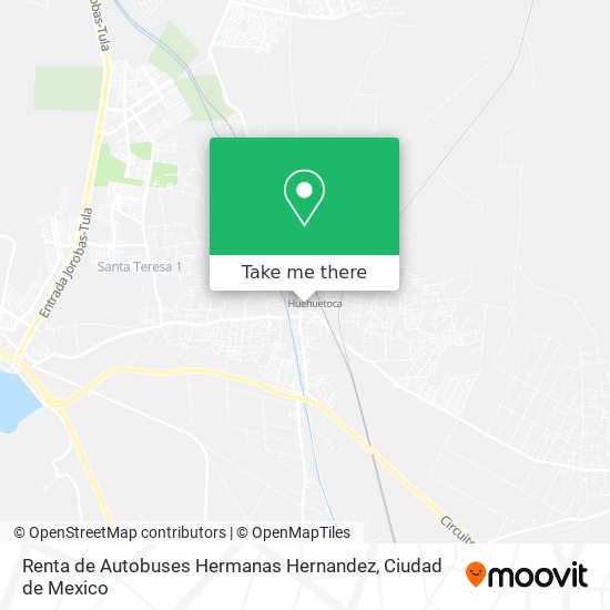 Mapa de Renta de Autobuses Hermanas Hernandez