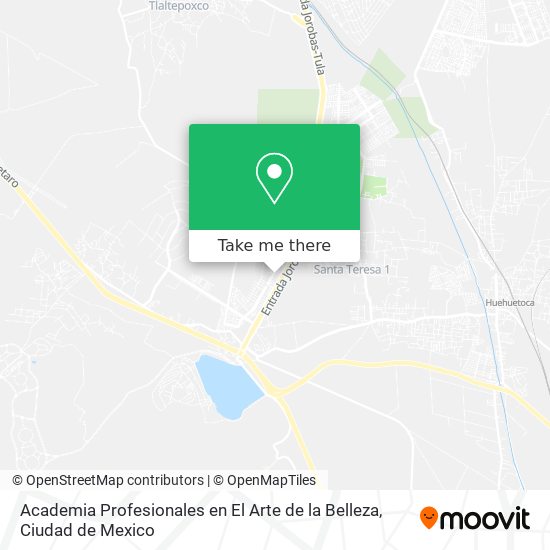 Academia Profesionales en El Arte de la Belleza map