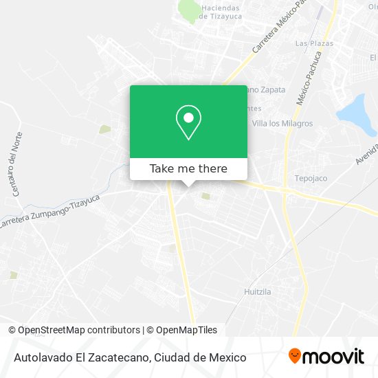 Autolavado El Zacatecano map